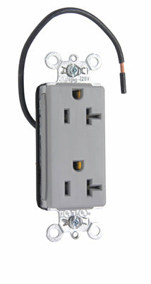 20A/125V SPLT CIRC DECOR SPEC GR GRY
