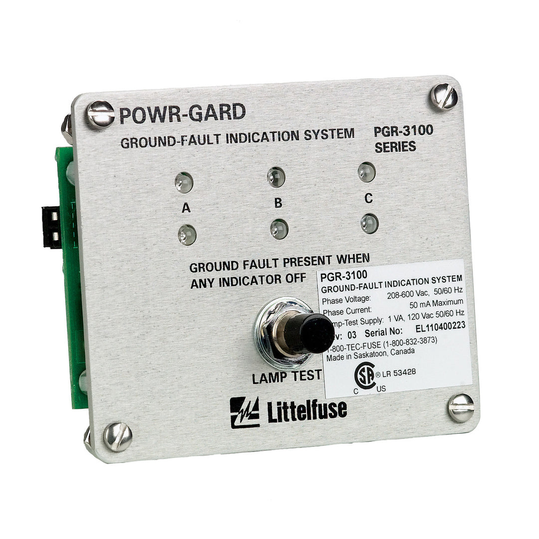 GROUND FAULT INDICATION SYSTEM W/ LEDS