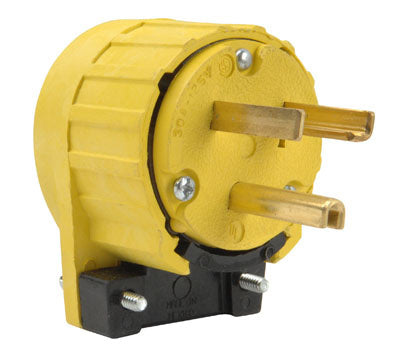 2P/3W 30A 125V Angle Plug