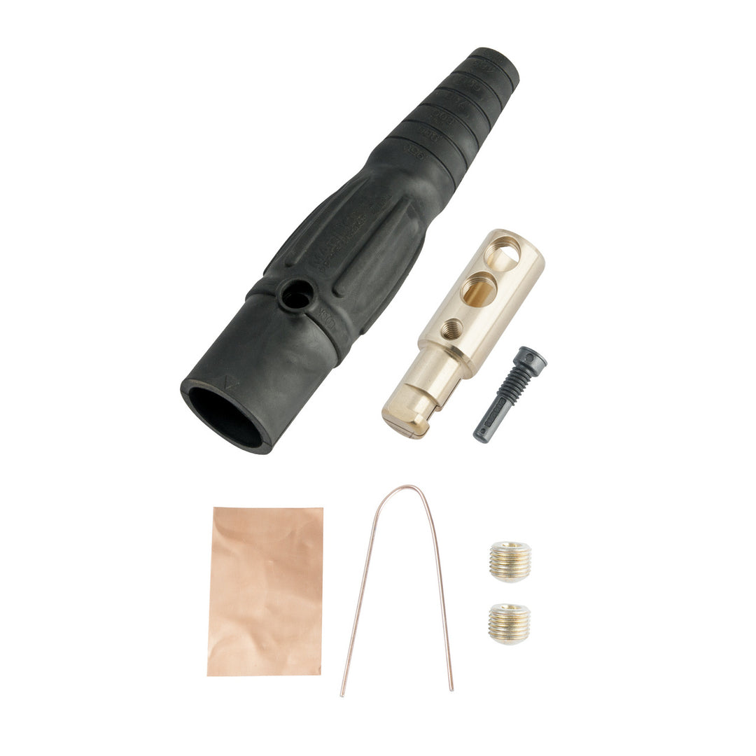 400A 600V MALE CAM PLUG BK