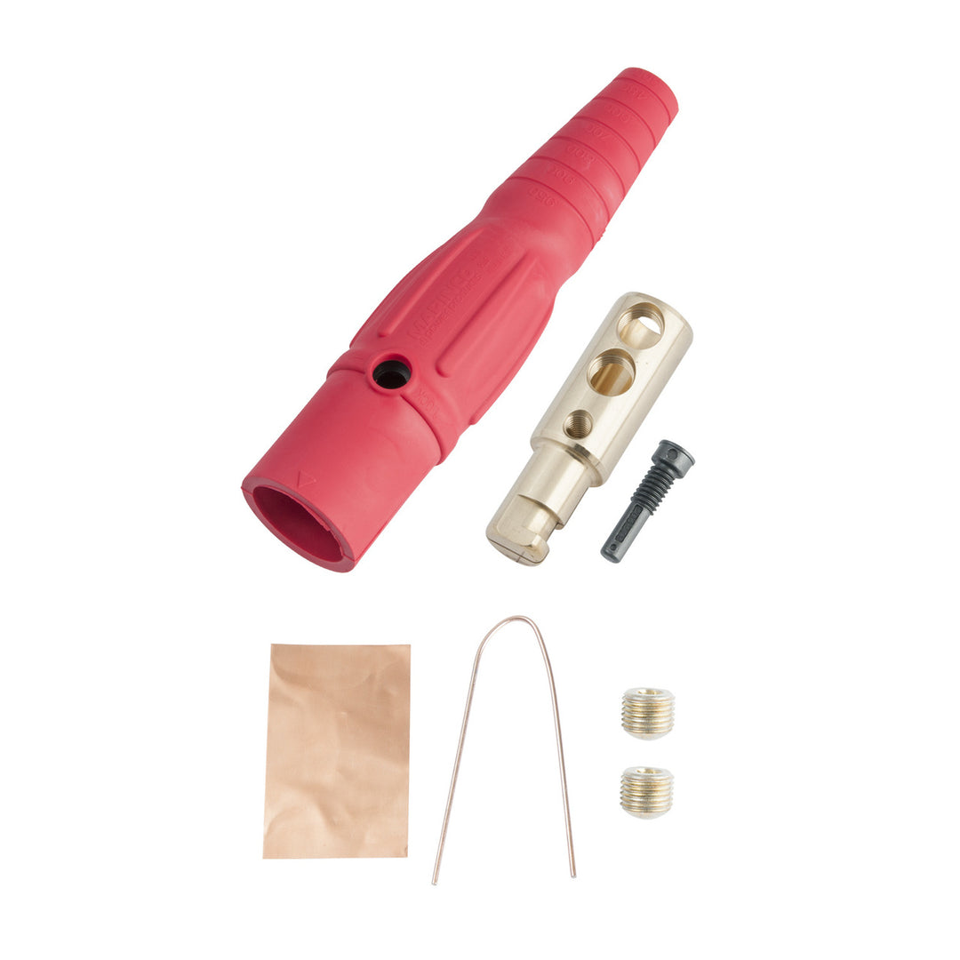 400A 600V MALE CAM  PLUG RED