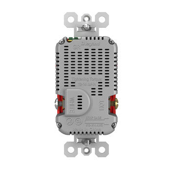 20A 125V TR REC + 2 USBC FAST CHRG RED