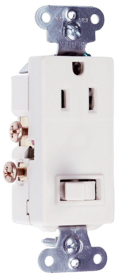 COMBO DEC 15A 1 SW 1P-120V 1RECP-125V W