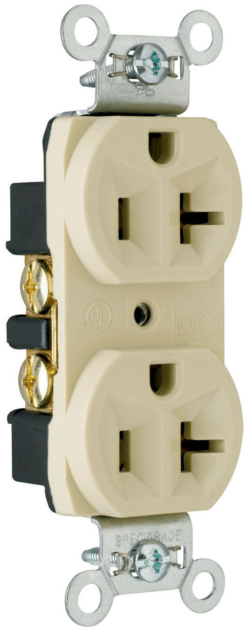 20A 125V CONSTRUCT DUPLEX RECEPT IV
