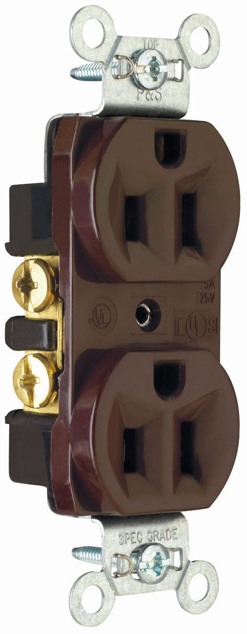 15A 125V CONSTRUCT DUPLEX RECEPT BN