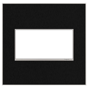 Black Stainless, 2-Gang Wall Plate
