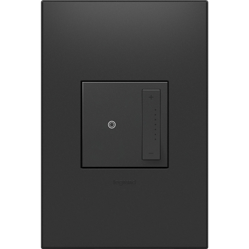 adorne? sofTap? Tru-Universal Dimmer and Wall Plate, Graphite