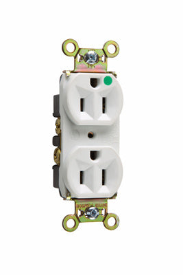 COMPACT HG DUP REC 15A 125V W