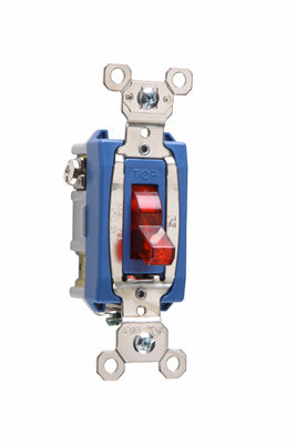 15A 120VAC B+S WIRE SP PILOT RED