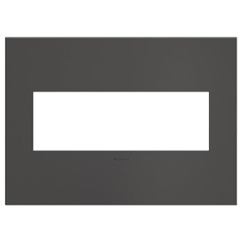 Brushed Black Nickel, 3-Gang  Wall Plate