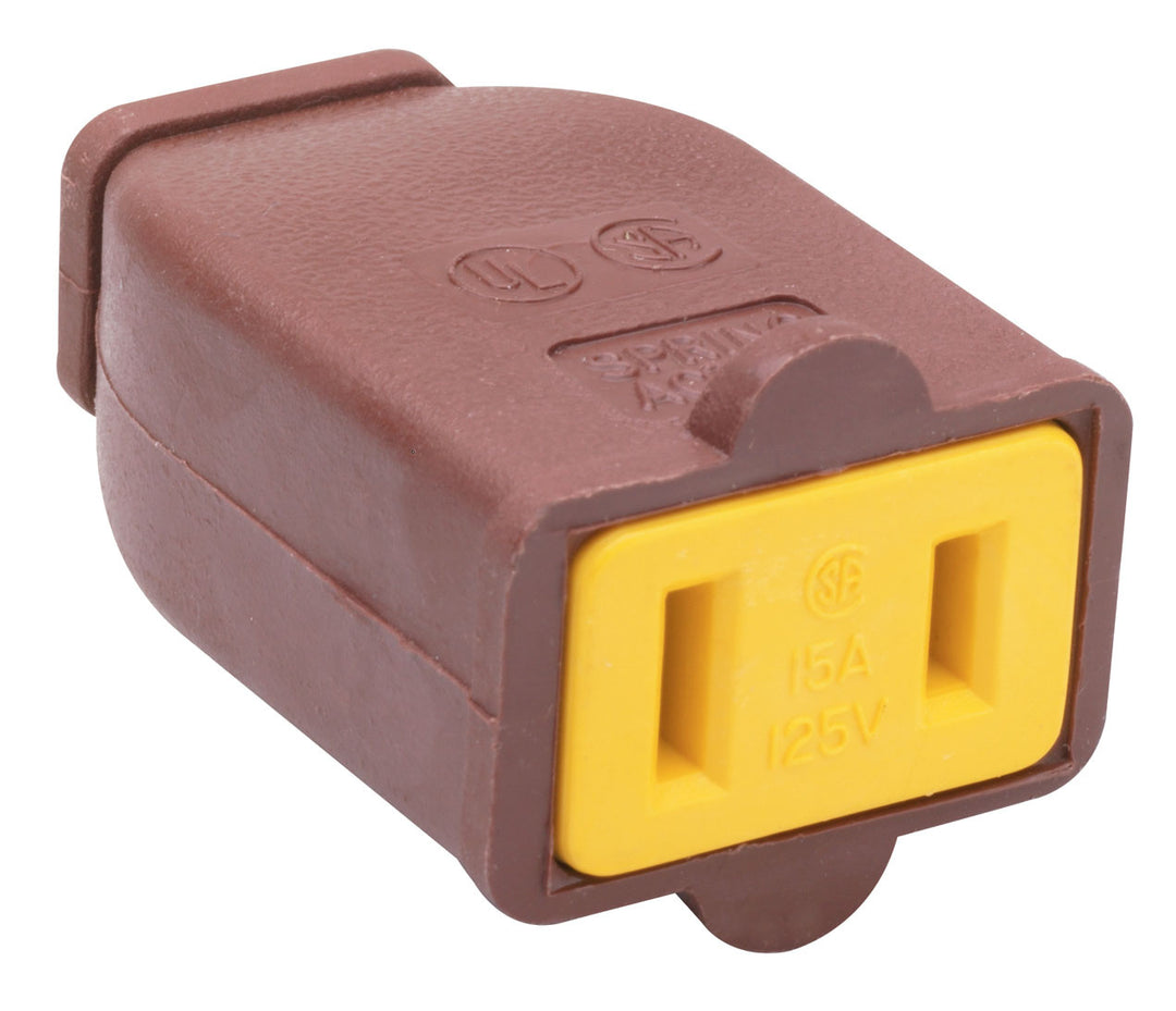 BRN LD POLAR CONNECTOR