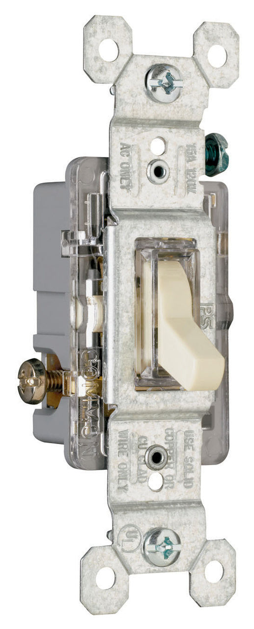 1P LIGHTED TOGGLE SWITCH 15A 120V I