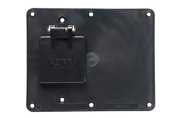 2G BLK FLIP LID 1.56, BLANK CVR PLT