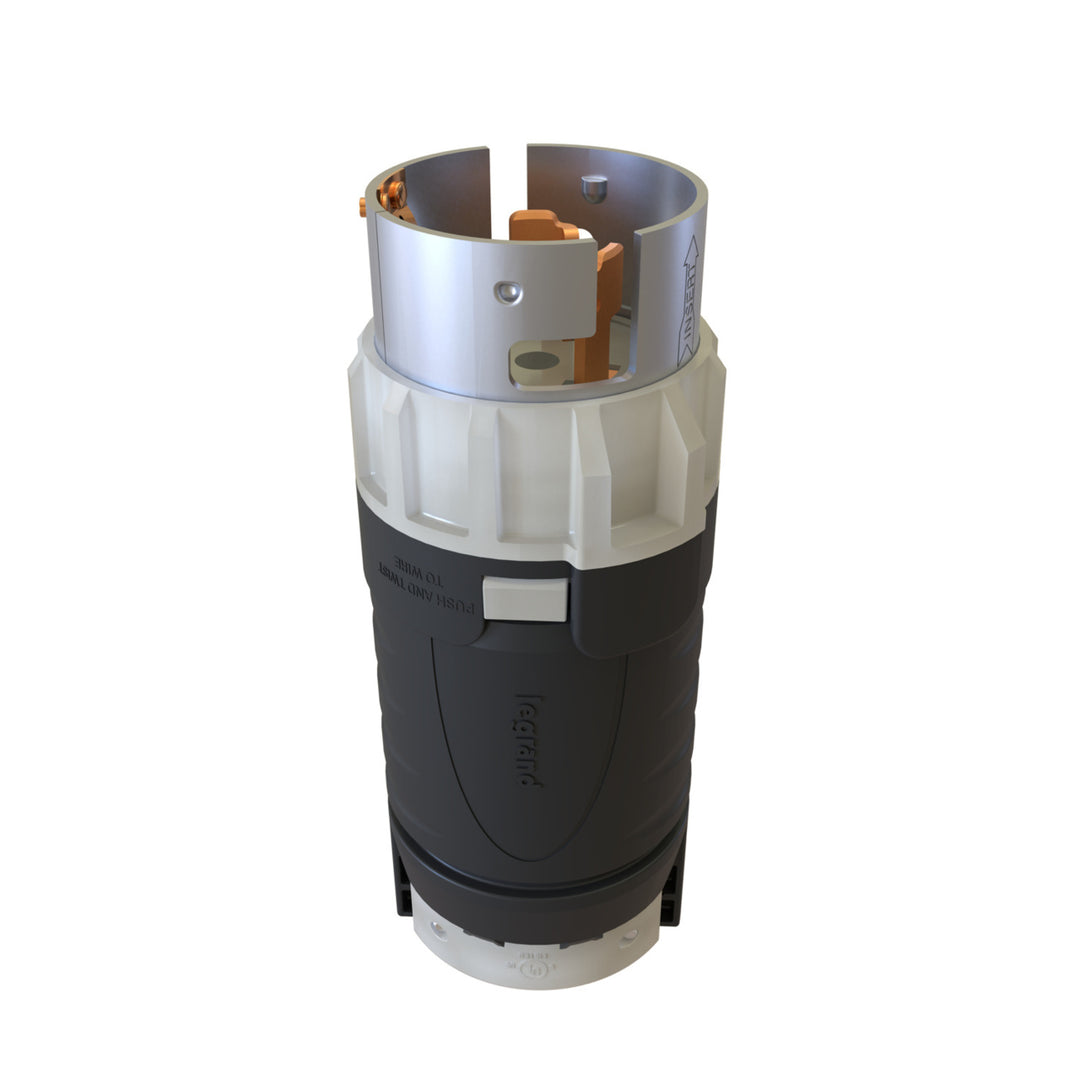 LOCKING PLUG, 50A 3PH 250V, 3P4W