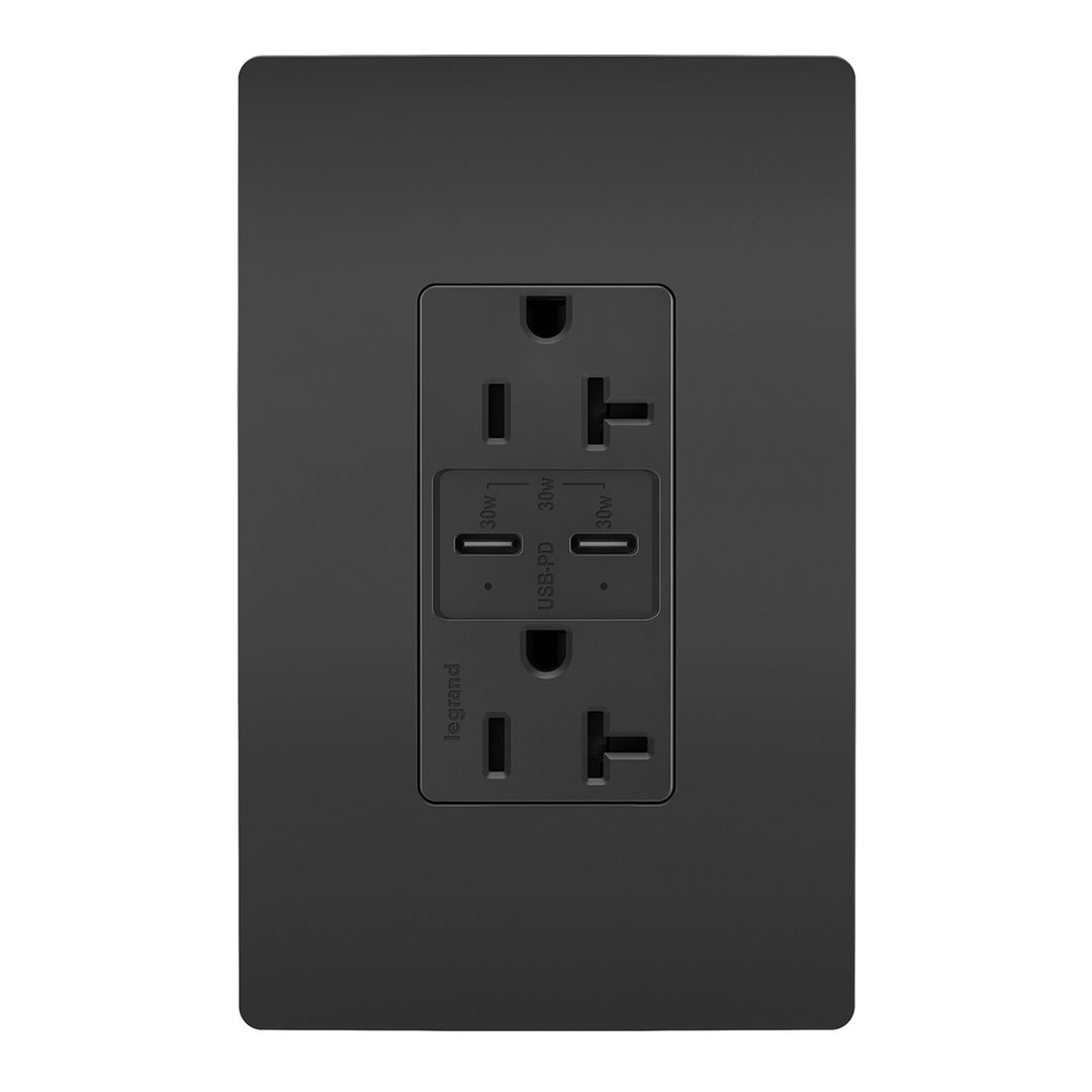 30W PWR DELIVERY USB + TR DUP 20A BK