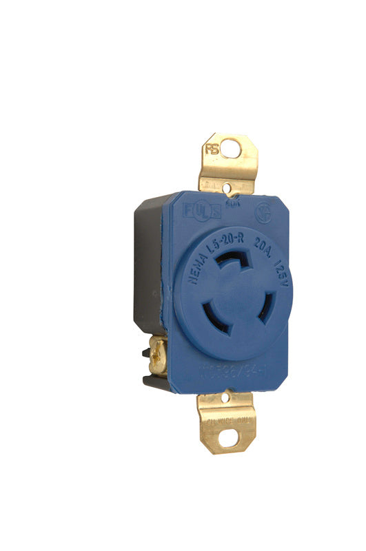 20A 125V BLUE TURNLOK RECEP (M100)