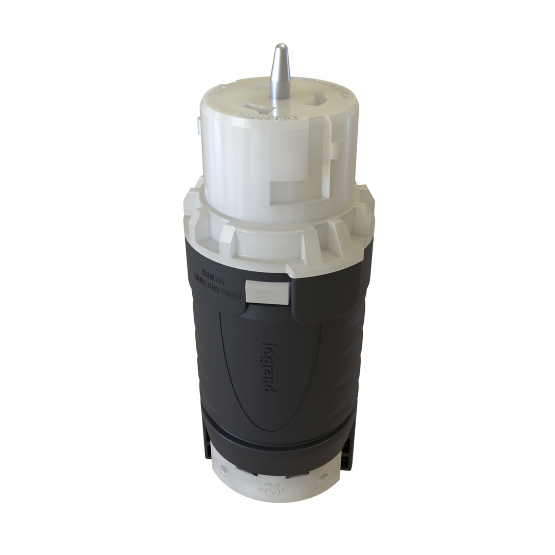 LOCKING CONN, 50A 250V, 2P3W