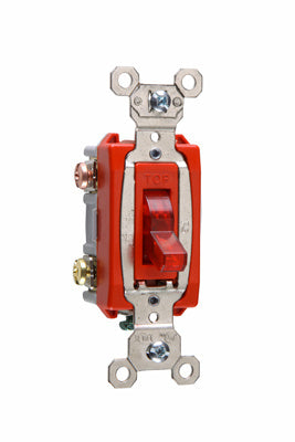 20A 120VAC B+S WIRE 3W PILOT RED