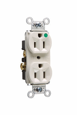 15A 125V COMPACT HG DUPLEX RECEPT LA
