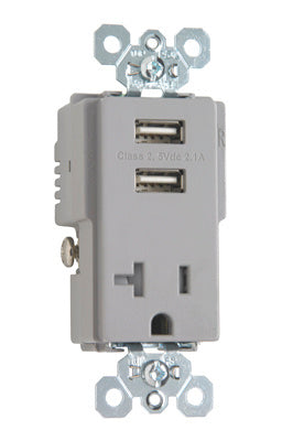 20A TR SPEC GRD W/2.1A USB CHRG GY