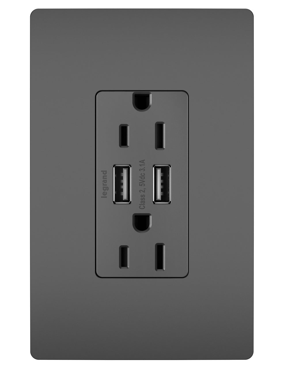 3.1 USB + DUPLEX 15A BK