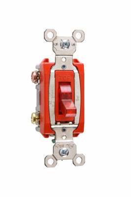 20A 277VAC B+S WIRE 3W PILOT RED
