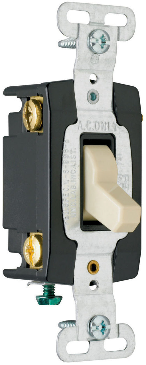 15A 120/277VAC B+S WIRE COMM 4W SW GRY