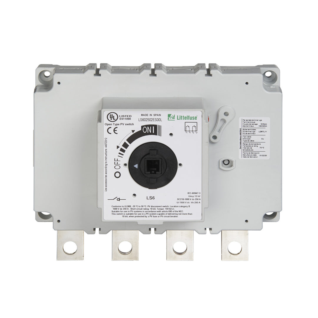 DC SWITCH 1000VDC 400A 2P