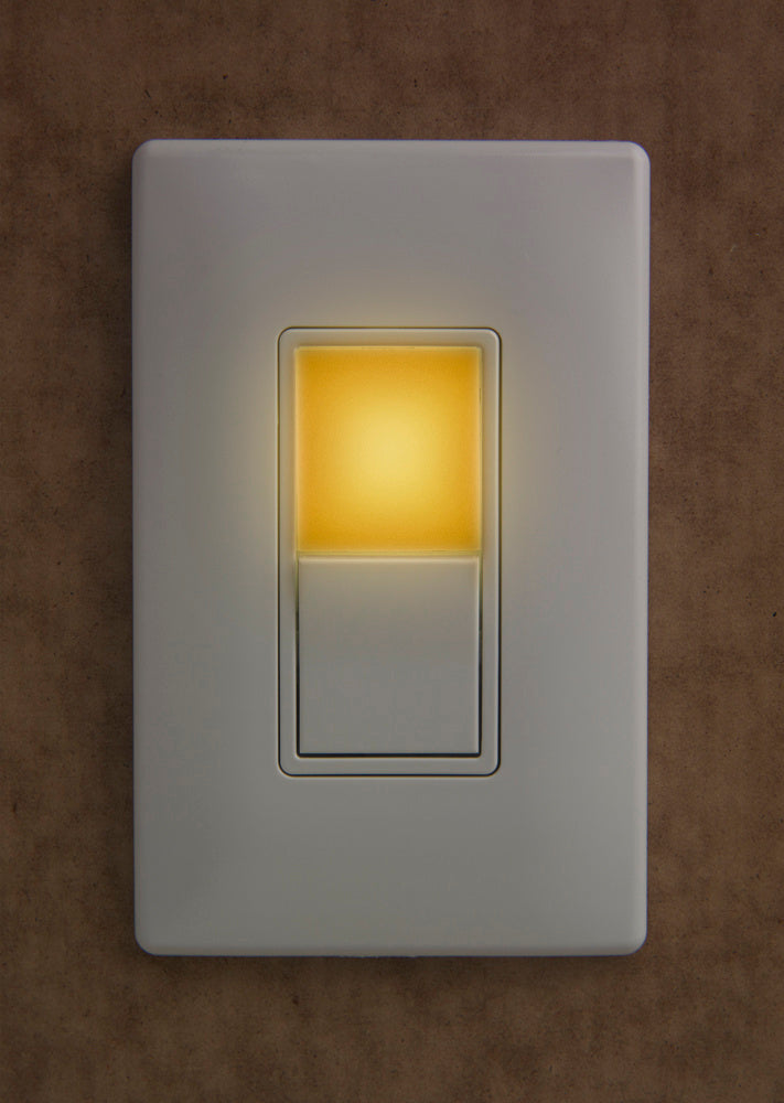 AMBER NIGHT LIGHT + SP/3WAY SWITCH WH