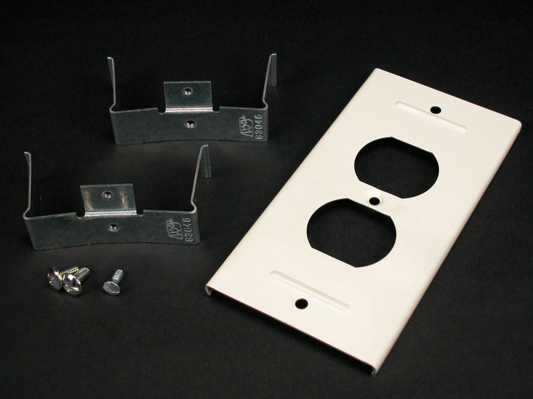 STL DUPLEX RECEPT COVER 3000 IVORY