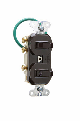 COMBO 2SW 1P+3W 15A 120/277V BN