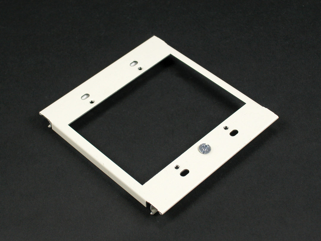 IVORY 2 GANG DEVICE PLATE