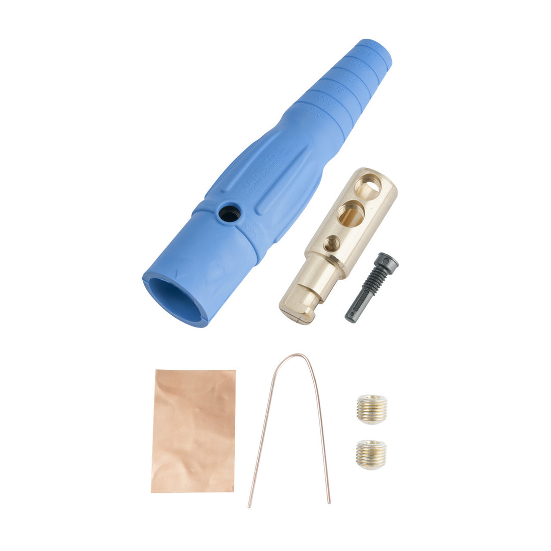 400A 600V MALE CAM TYPE PLG BLUE