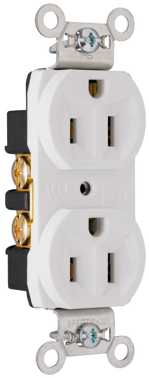 15A 125V CONSTRUCT DUPLEX RECEPT W