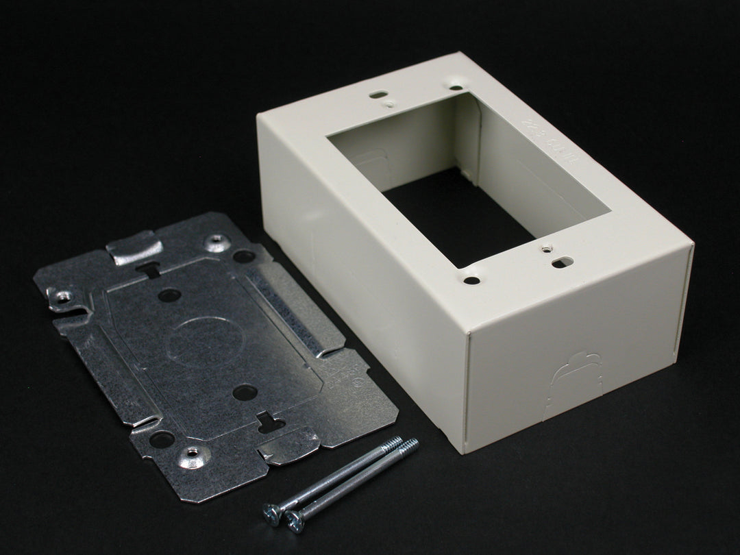 STL SWITCH & RECEPT BOX 2400 IVORY