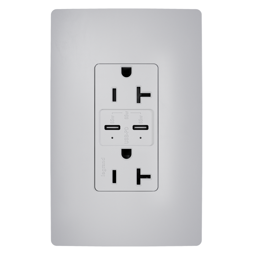 65W PWR DELIVERY USB + TR DUP 20A GRY .