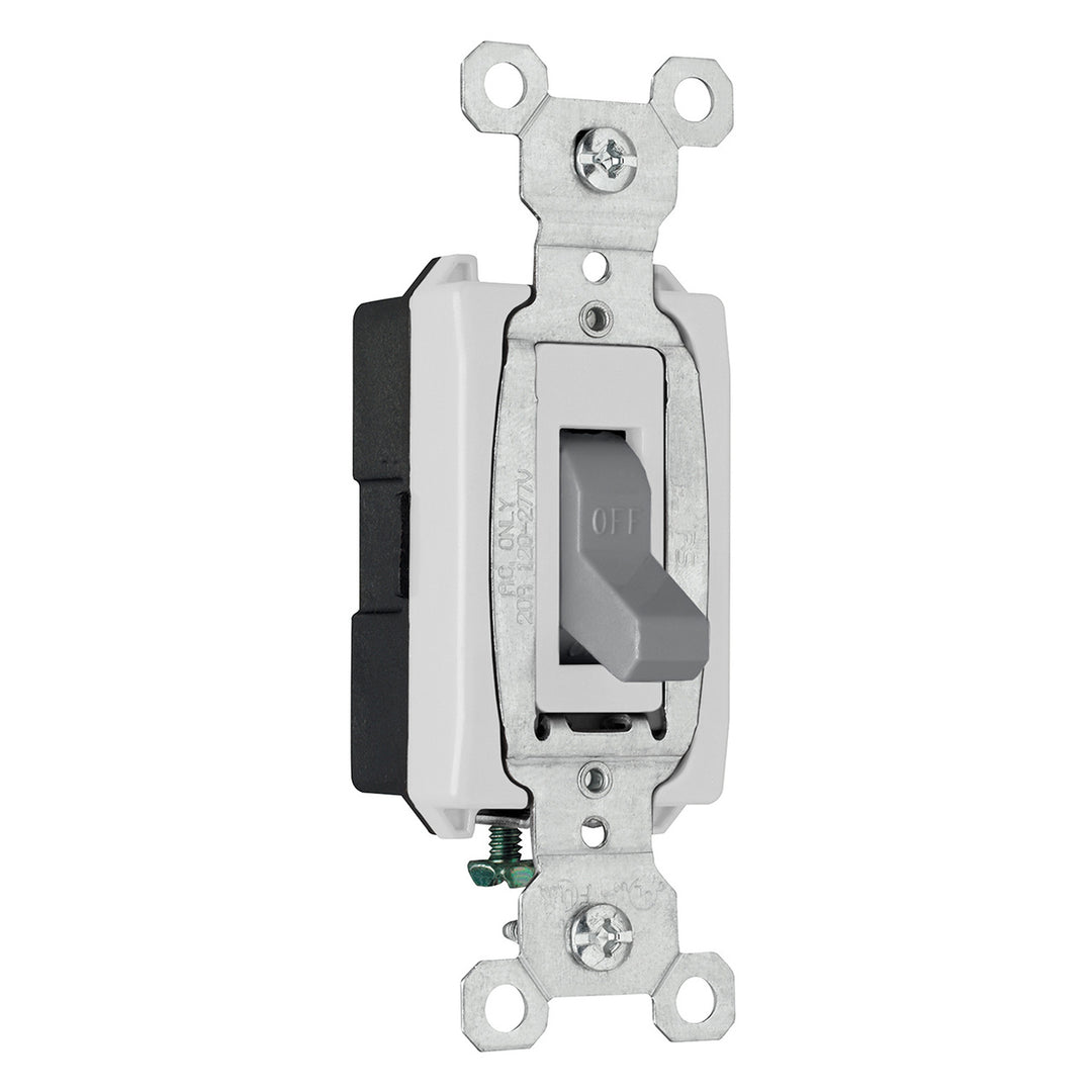 20A 120/277VAC B+S WIRE COMM SP SW GRY