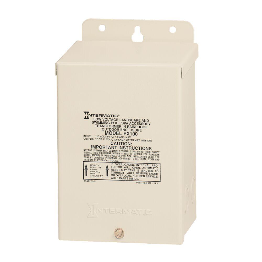 100 W Pool & Spa Safety Transformer, Beige Steel