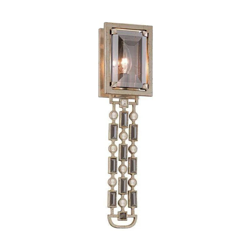 Paparazzi Single Light 20" High Wall Sconce with Crystal Elements