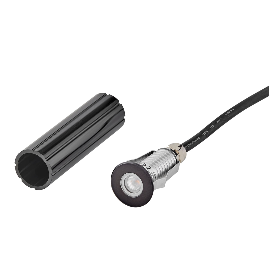 Small Stainless Steel LED Round Button Light