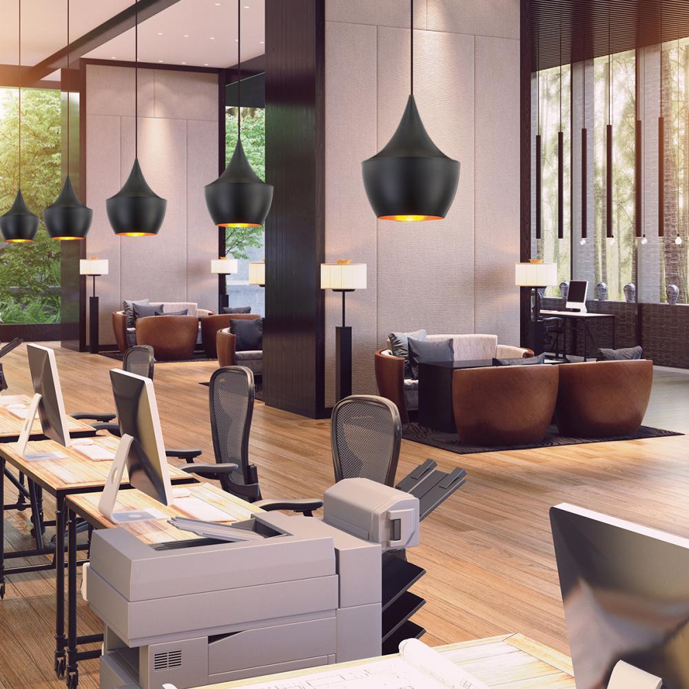 Piquito, 1LT Pendant, Blk/gld