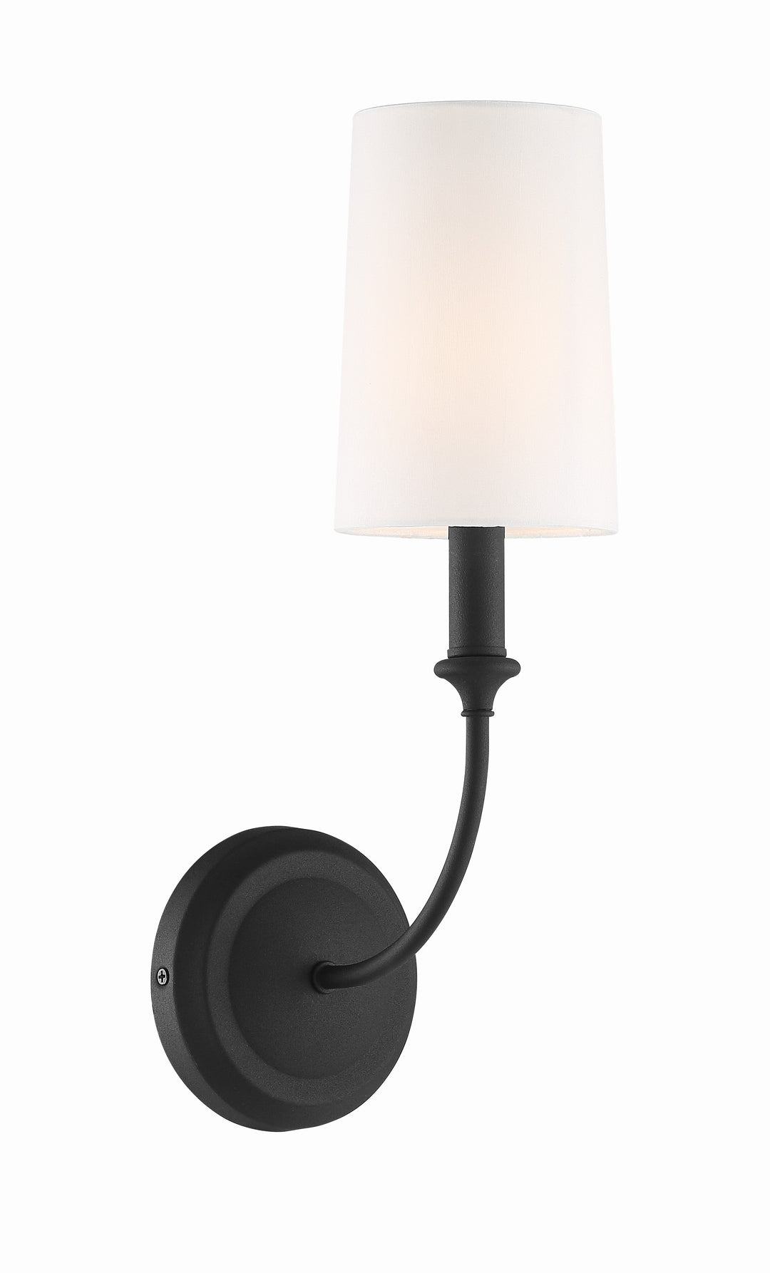 Libby Langdon Sylvan 1 Light Black Forged Sconce