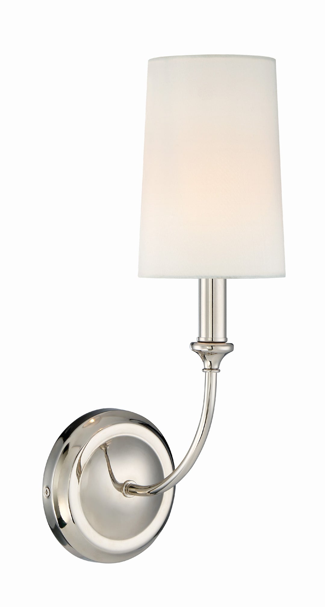 Libby Langdon Sylvan 1 Light Polished Nickel Sconce