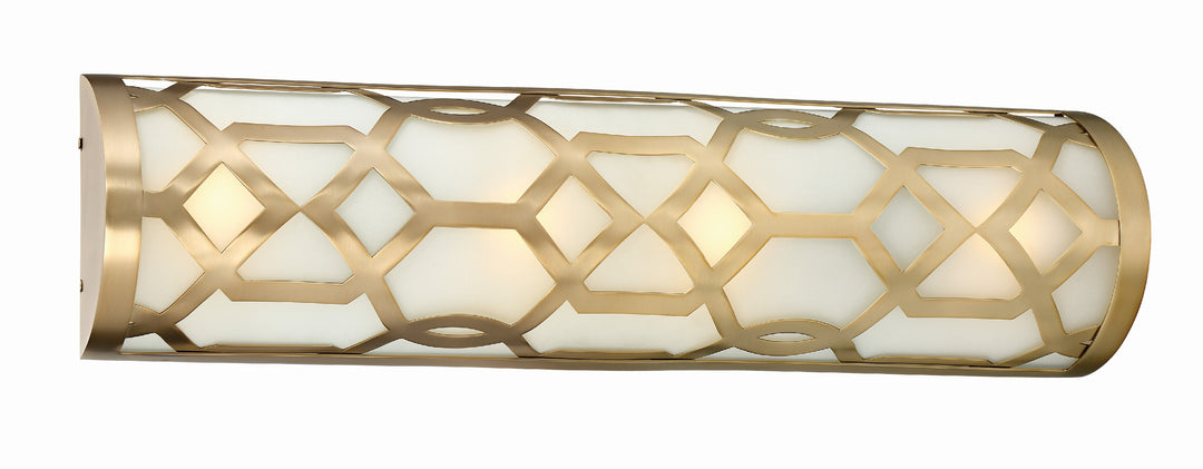 Libby Langdon Jennings Integrated LED Aged Brass Bathroom Vanity