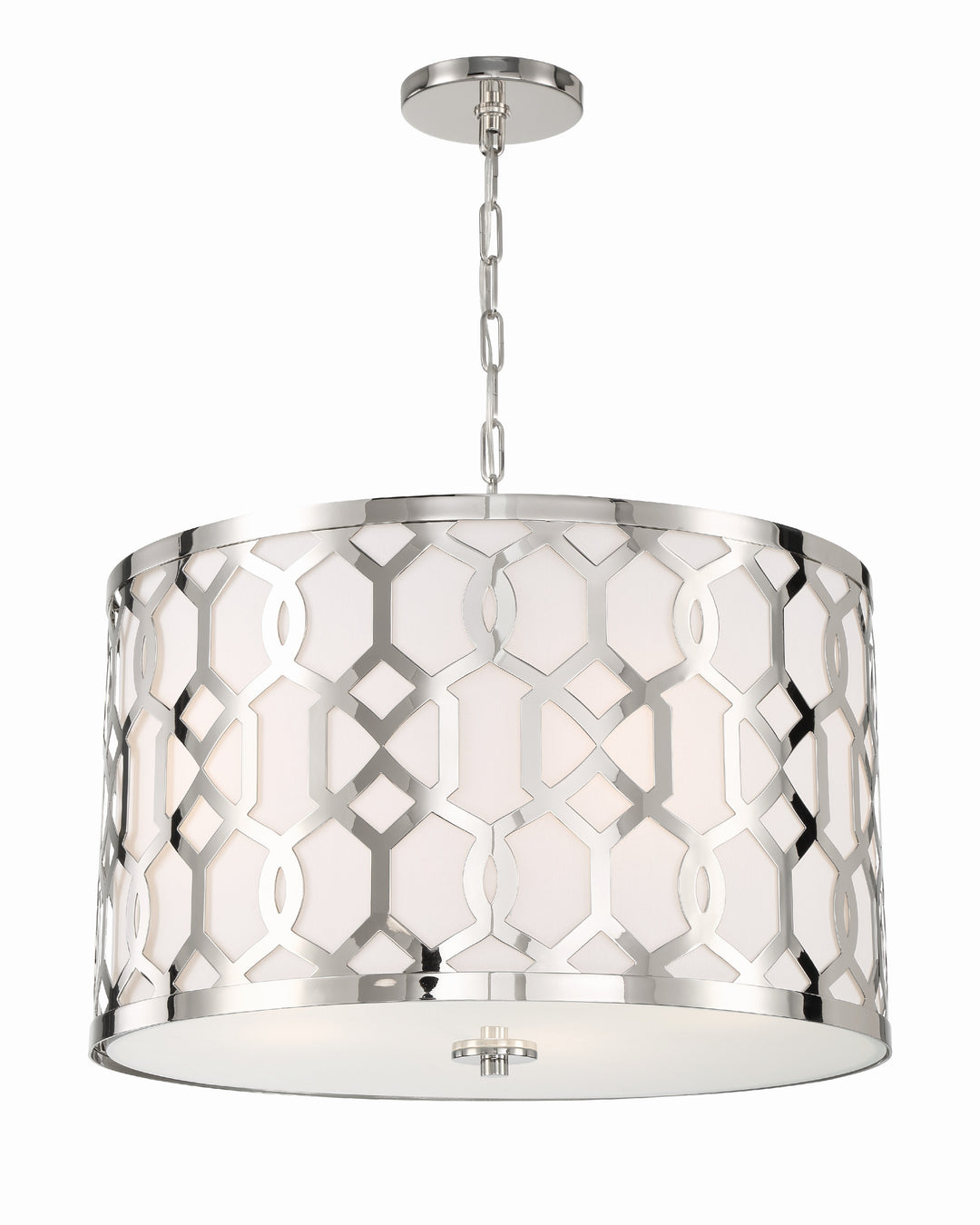 Libby Langdon Jennings 5 Light Polished Nickel Pendant