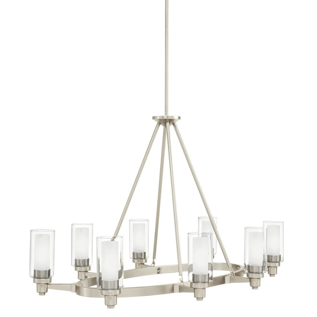 Oval Chandelier 8Lt