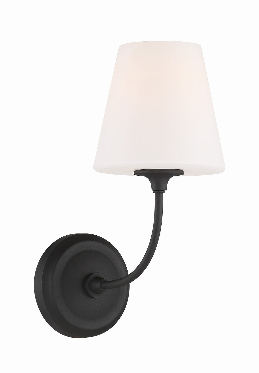 Libby Langdon Sylvan 1 Light Black Forged Sconce