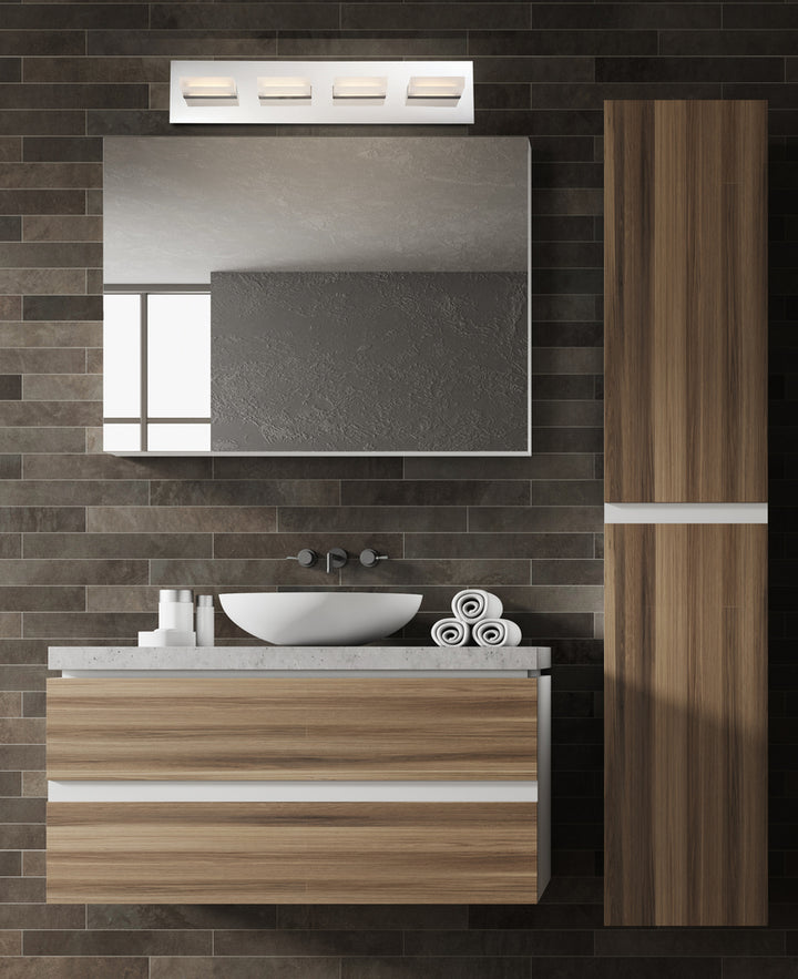 Olson, 4LT LED Bathbar, Chrome