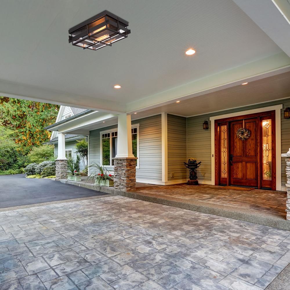 Muller, Outdr, 2LT Flushmnt, Brz