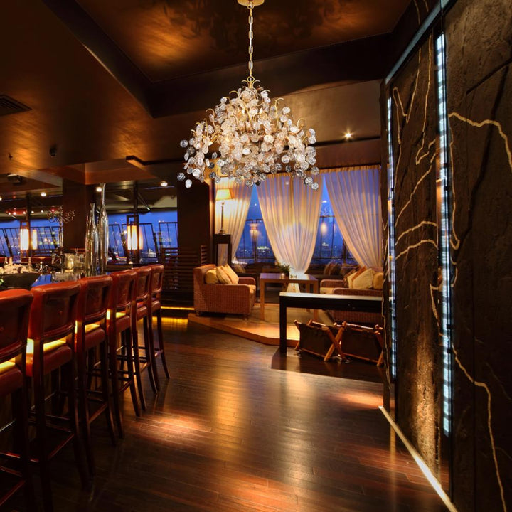 Campobasso, 8LT Chandelier, Gold